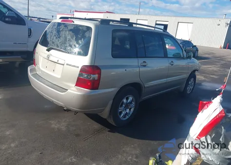2005 Toyota Highlander V6 z USA, uszkodzony, nr VIN JTEDP21AX50077249